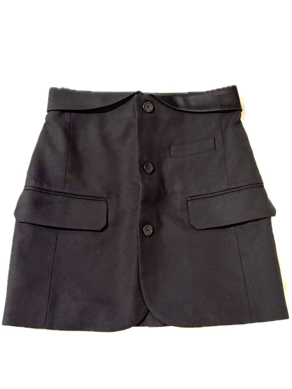 Helmut Lang Tuxedo Skirt